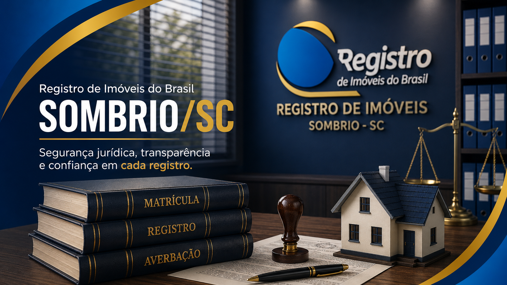 Ambiente institucional do Registro de Imóveis de Sombrio/SC